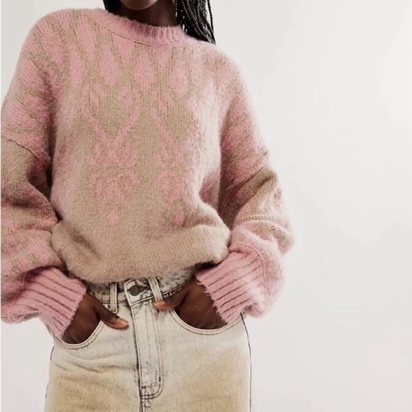 Free People Fireside Tunic Sweater Size M - Picture 2 of 6